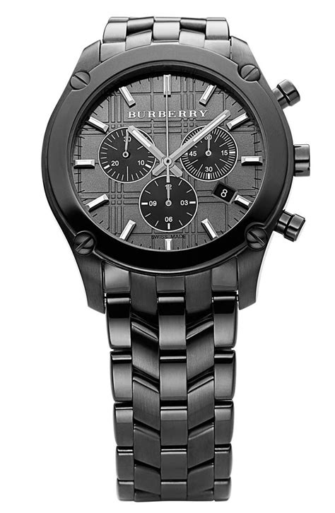 burberry steel wristwatches|nordstrom burberry watch.